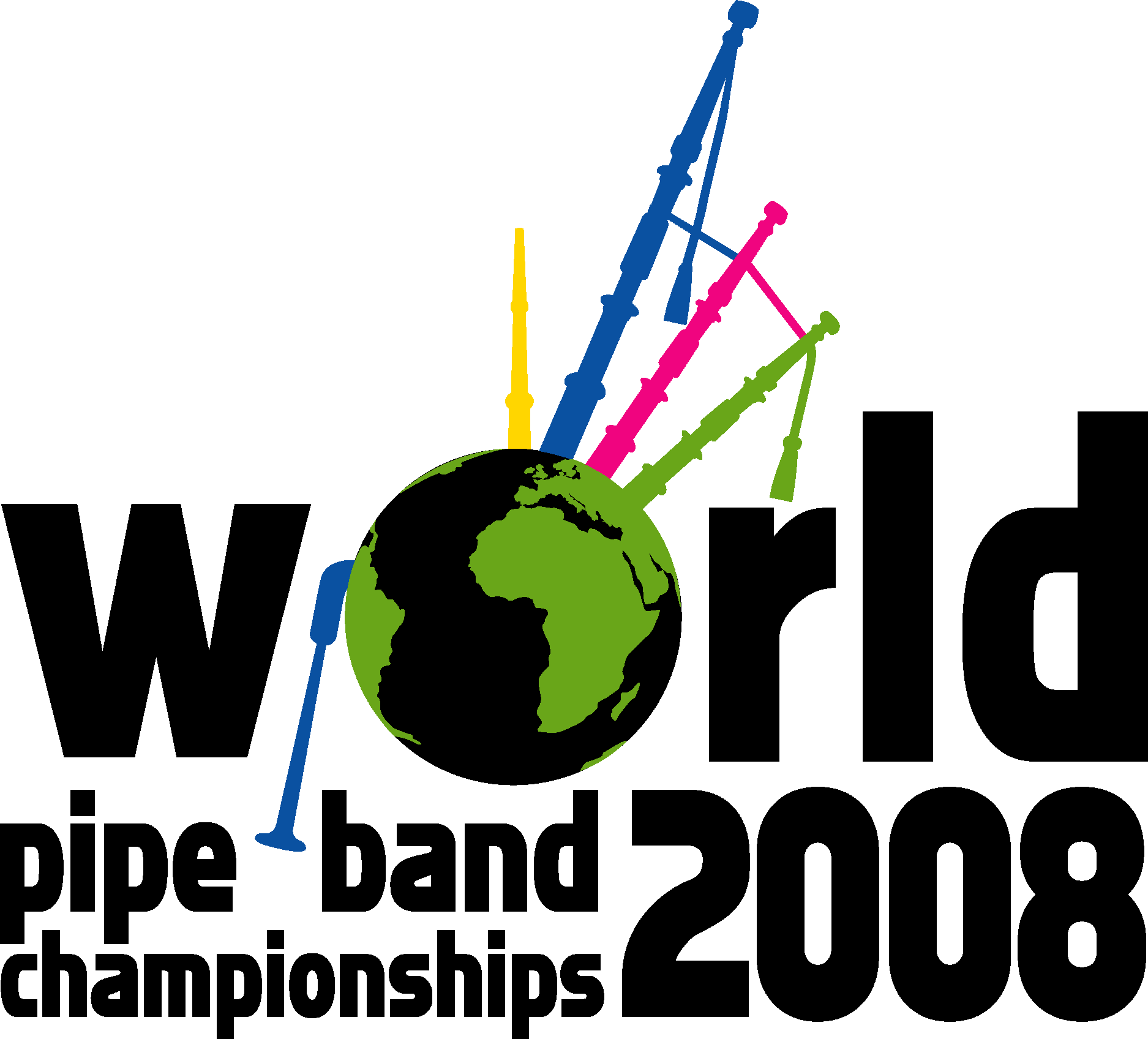 Glasgow World Pipe Band Championships 2008 Logo Vector Logo